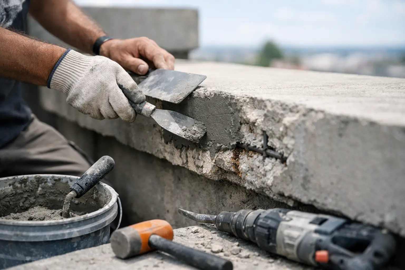 Best Methods for Concrete Spalling Repair