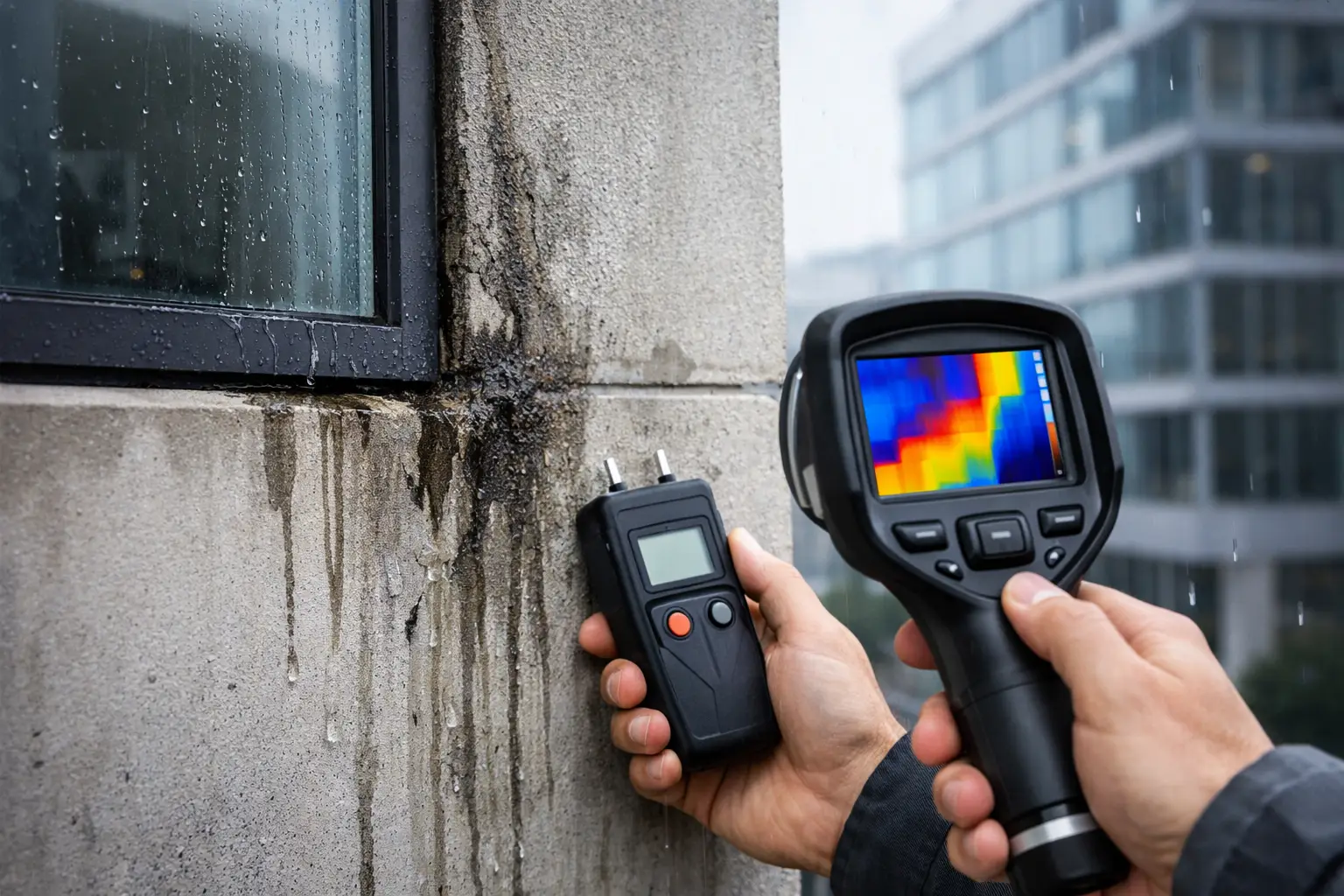 Facade Water Penetration Causes and Diagnosis