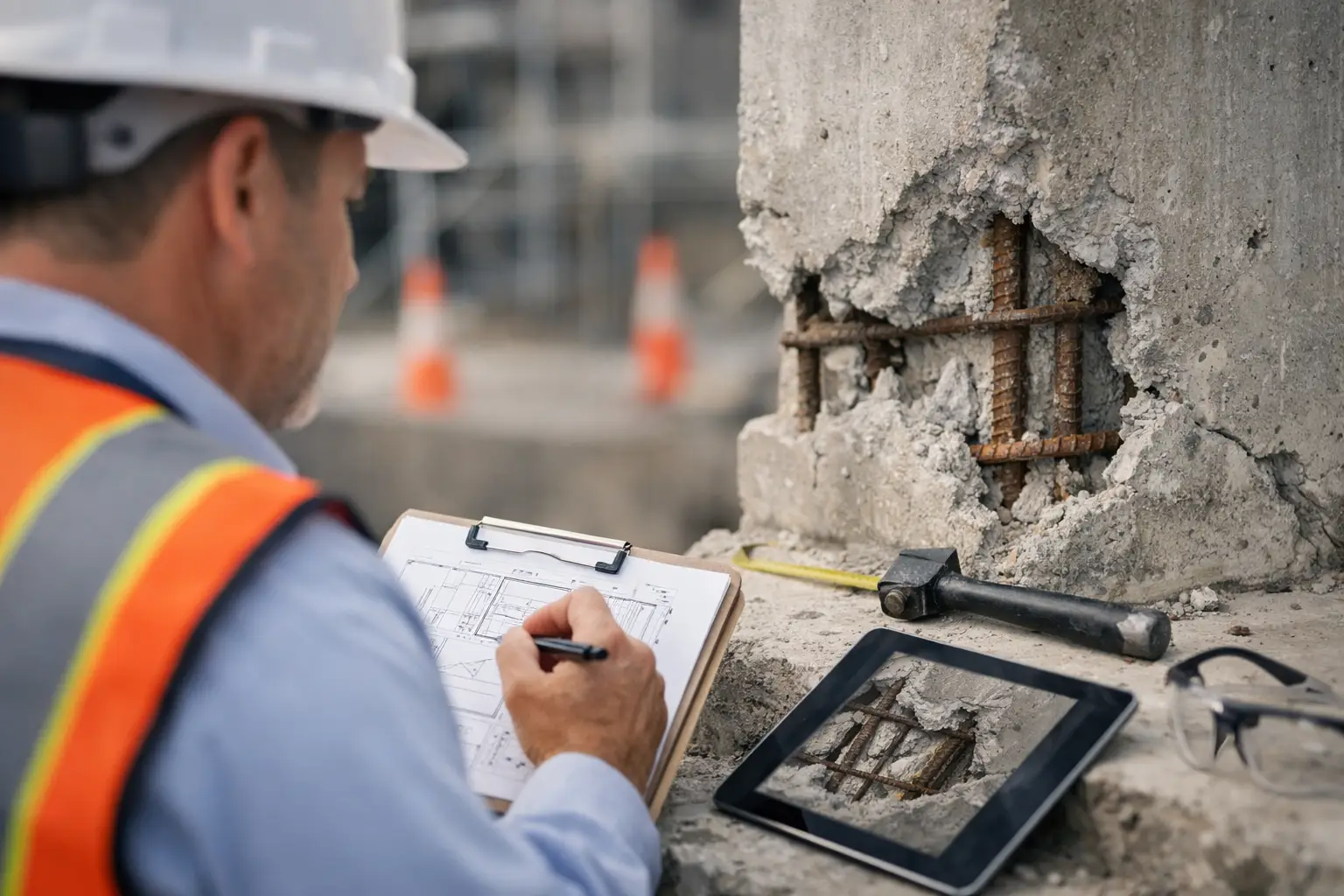 How to Scope Concrete Repairs Before Work Begins
